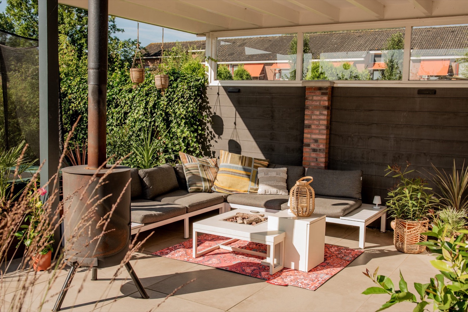 Overdekt terras, tuinproject in Herwijnen e.o.
